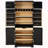 78.2" Tall Farmhouse Kitchen Pantry Cabinet With 8 Door Shelves, Storage Cabinet With 4 Adjustable Shelves, Hidden Drawer, Wine Rack, Versatile Cupboard For Kitchen, Dining & Bathroom-1047773880