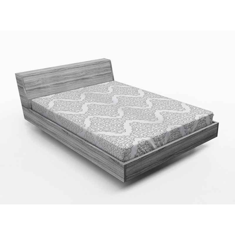 Microfiber Damask Fitted Sheet, Queen Fitted Sheet
