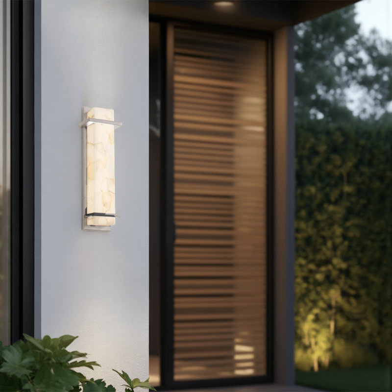 Asae Armed Sconce, Brushed Nickel