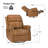 Inglenook 32" Wide Genuine Leather Power Swivel Standard Recliner Set Of 2-1002143691