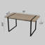 Ensemble de table de salle à manger 59 pièces en bois aggloméré 59 po et 4 chaises modernes