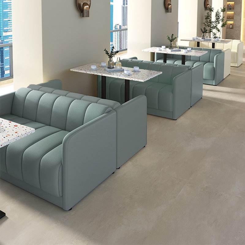 Banc rembourré en similicuir Bakery