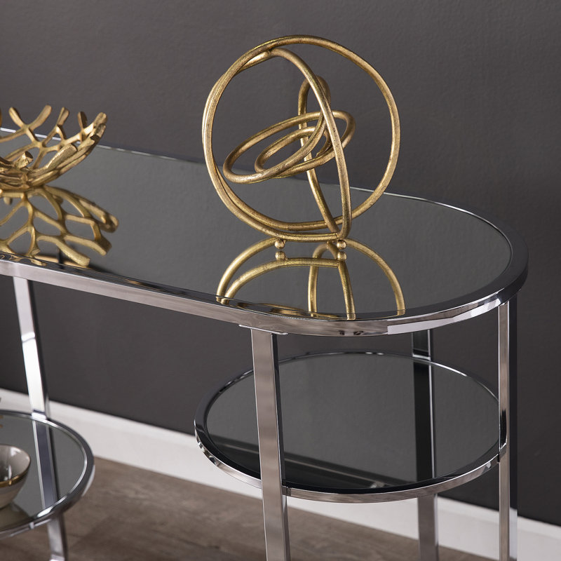 Console à miroir Maxina avec rangement