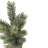 Frosted Pine In Burlap Base Christmas Tree 17.5" Unlit