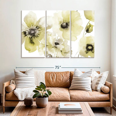 Harnek Gray Yellow Flora I