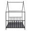 Lit plateforme simple en métal-2121481300