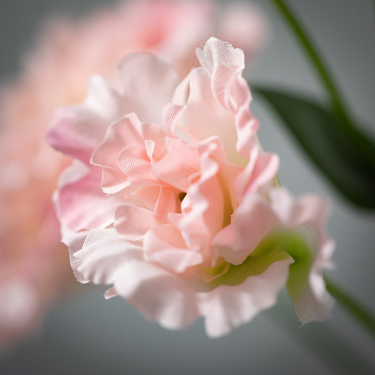 Fabric Lisianthus Flower Stems, Bushes, And Sprays Arrangement