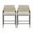 Henrik 26" Seat Height Mid-Century Modern Counter Stools with Wood Armrests-1732870932