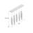 Sparkling 10 - Light LED Square / Rectangle Chandelier