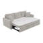 Canapé-lit modulaire Beige Boucle