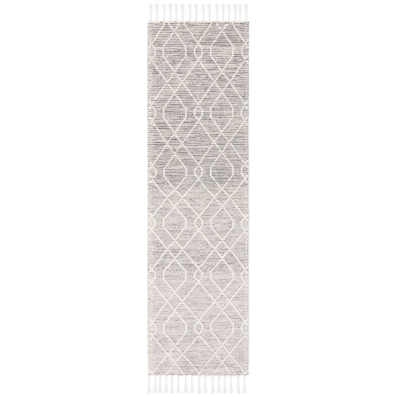 Ajanea Flat Weave Wool Geometric Rug, Runner 2'3" x 8'