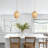 Bamboo Pendant Light,Dimmable,‎Energy Efficient,Adjustable,Beige