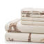 Ensemble de draps en rayonne de bambou toutes saisons 4 pièces avec taies d'oreiller Marina-106401416