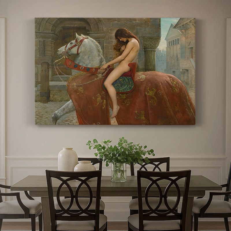 Lady Godiva-John Collier-Gallery, toile tendue-1898, 40 po x 60 po