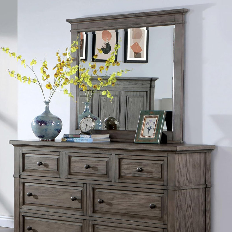 Miroir transitionnel l 42,4 po, gris chaud