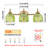 Vintage Bathroom Light Fixtures Tulip Glass Shade (Bulbs Not Included)-533212824-533212827