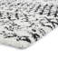 Machine Woven White/Black Rug-70522948