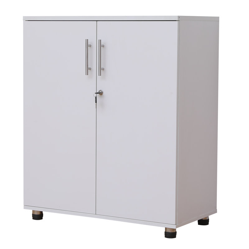Feriel Storage Cupboard Cabinet for Office, Home Garage, 2 Door, Locking, 2 Shelf, White