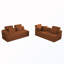 Canapé modulaire rembourré en L-63555401