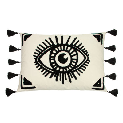 Ashram Geometric Rectangular Lumbar Cushion