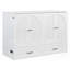Lit escamotable double avec grands tiroirs (L 75,1 po x l 56,7 po x H 41,3 po), aucun sommier requis, robuste et élégant-444815202-444815201