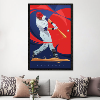 Baseball by Nikita Abakumov - Print on Canvas