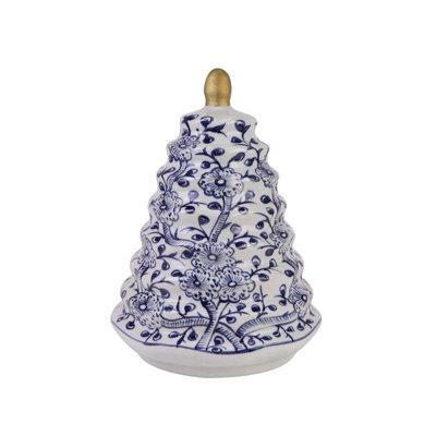 Floral & Vine Porcelain Tree
