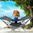 Chelsia Folding Canvas Camping Hammock with Steel Stand, Pillow & Side Storage