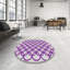 Tapis mauve à motif géométrique Knupp-637585395