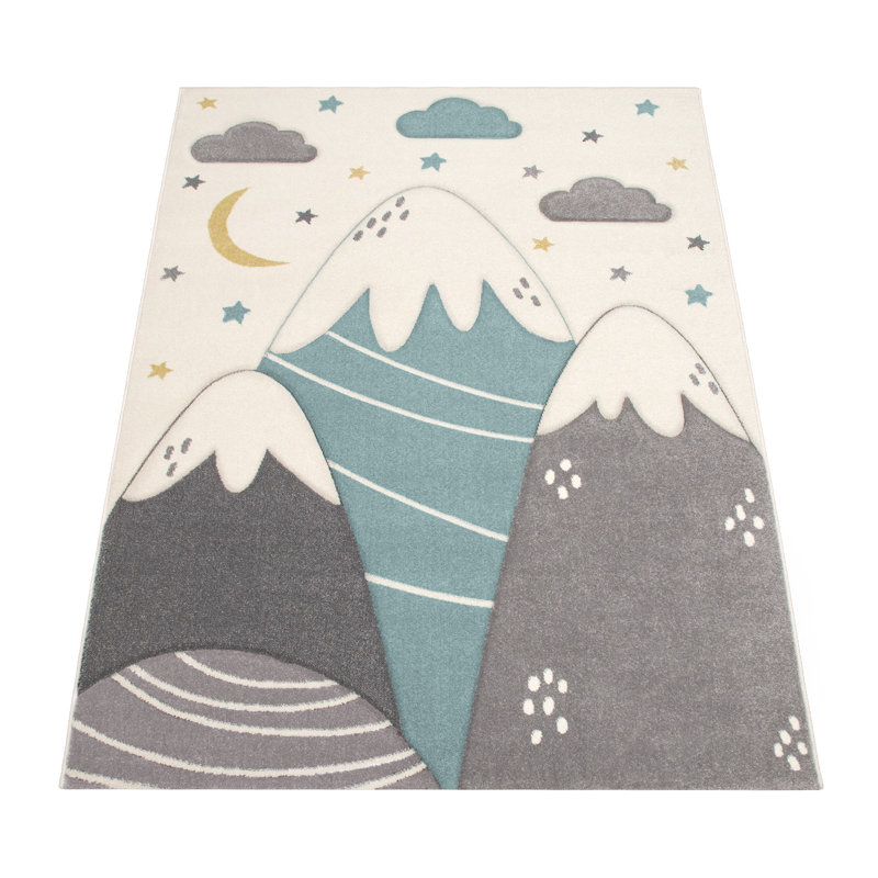Tapis pour enfants et bébés Bardon, Rectangle 3 pi 11 po x 5 pi 7 po