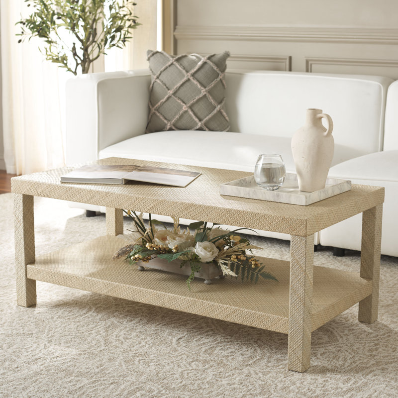 Table basse Nadeau Raffia