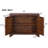 Donela Console Table with Adjustable Storage Shelf, Retro Entryway Table with Adjustable Storage Shelf, Sofa Couch Table for Hallway, Entry Way, Living Room, Foyer-1432288886-1432288881