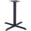 Table de restaurant Beverly avec base en X et colonne de 3 po de hauteur-1162950013-1120025450