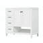 Meuble-lavabo simple 36 po avec plateau en céramique Bencar