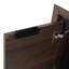 Armoire de salle de bain 24 po avec lavabo - Fixation murale, portes à fermeture en douceur, finition noyer, lavabo à fixation moderne, noyer, fermeture, élégant-1117626847-1117626840