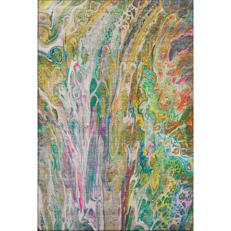 Tapis vert Cerrito AMF602 lavable à la machine de qualité supérieure, Rectangle 9 pi x 12 pi