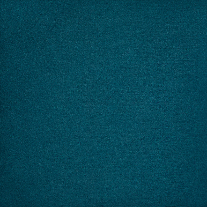 Johnson 16" Square Pouf, Teal Velvet