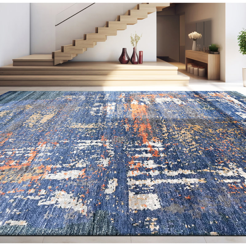 Hand Knotted Viscose Indoor Rug