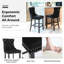 Ensemble de table de bar rond en verre trempé, ensemble de hauteur de bar, table de salle à manger ronde en verre trempé et tabourets de bar en hauteur-1335019296-1335019327-1335019323