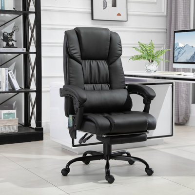 Vinsetto High Back Massage Office Chair With 6 Vibration Points