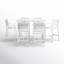 Sunset Outdoor 7 - Piece Bar Height Dining Set with Cushions