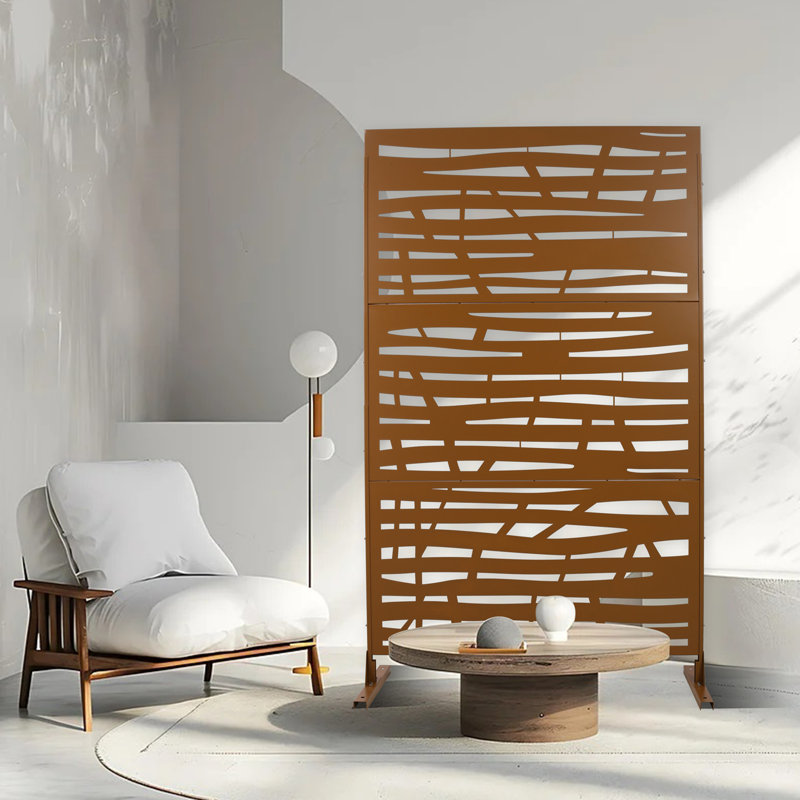 Écran d'intimité pour l'extérieur et l'intérieur, Brun