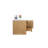 Korrina 47.13'' Single Bathroom Vanity with Plastic Top-122602832
