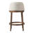 Elio Modern Minimalist Rubberwood Upholstered Counter Stool with Ergonomic Backrest-136876789-136876790
