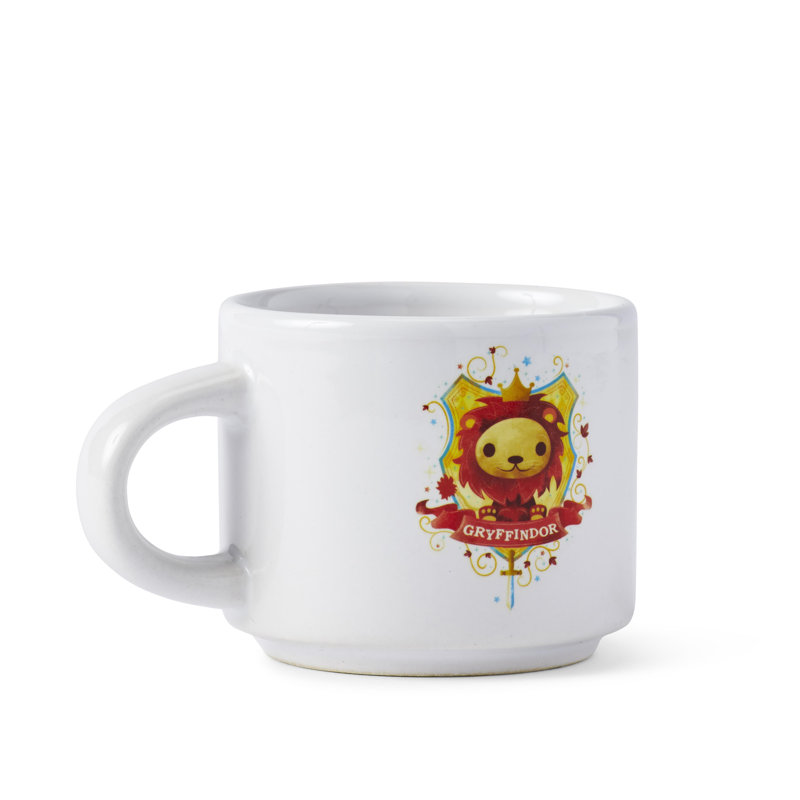 Petite tasse en céramique Gryffindor de Poudlard Harry Potter - l 2,67 po x H 2 po