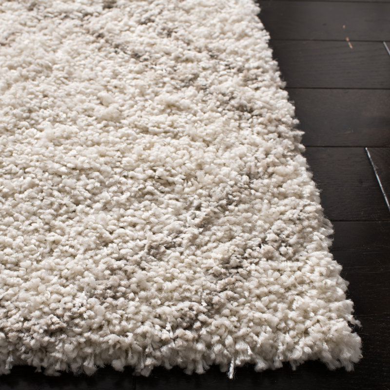 Develin Performance Geometric Rug, Rectangle 8' x 10', Ivory/Beige