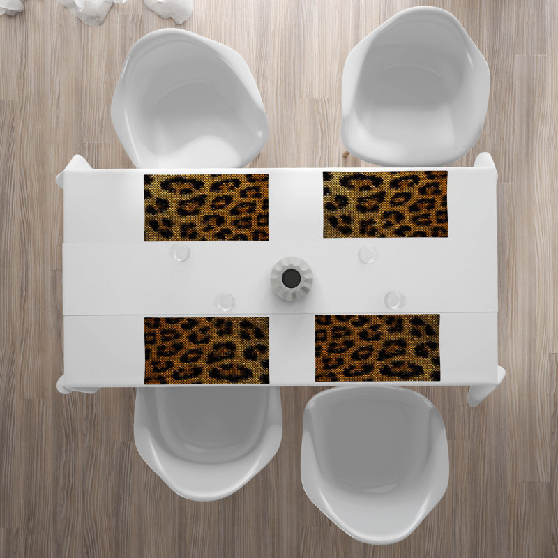 Polyester Geometric Rectangle Placemat