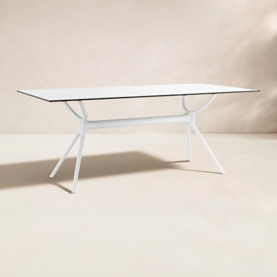 Farrah Synthetic Laminate Outdoor Dining Table