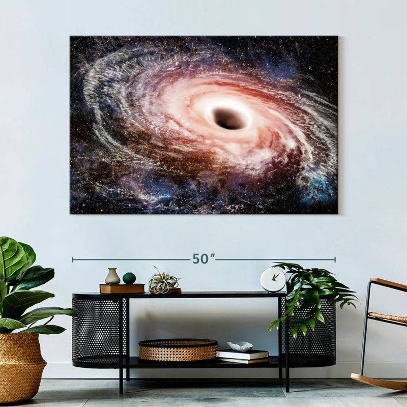 Oberle Into The Black Hole, 34'' H x 51'' W