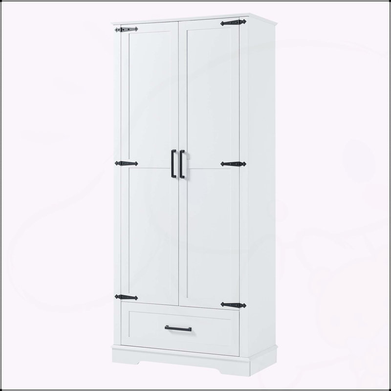 Versatile Tall Bathroom Cabinet with Adjustable Shelves and Ample Storage